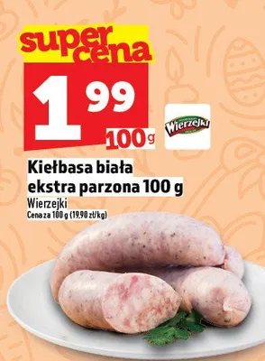 Kiełbasa biała ekstra parzona promocja w TOPAZ