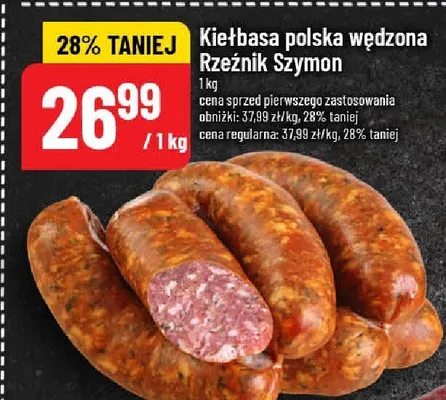Kiełbasa polska wędzona promocja w POLOmarket