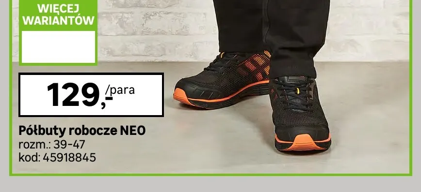 Półbuty robocze NEO promocja w Leroy Merlin