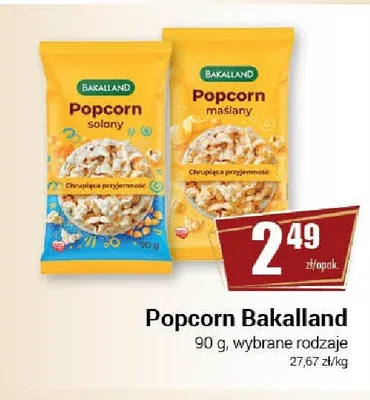 Popcorn Bakalland solony promocja w Premium Nasz Sklep