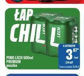 Piwo Lech Premium promocja w Tomi Markt