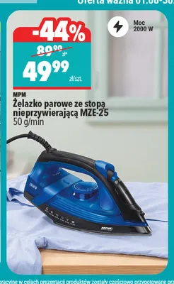 Żelazko parowe Mpm MZE-25 promocja w Biedronka Home