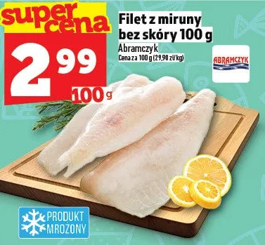 Filet z miruny bez skóry 100 g promocja w TOPAZ