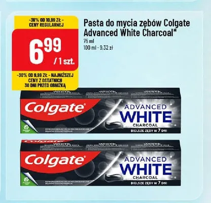 Pasta do zębów Colgate Advanced White Charcoal promocja w POLOmarket