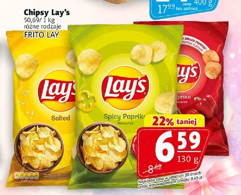 Chipsy Lay's Salted promocja w Prim Market