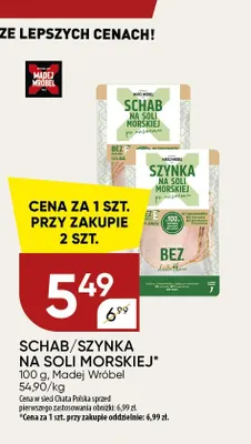 Schab na soli morskiej Madej Wróbel promocja w Chata Polska