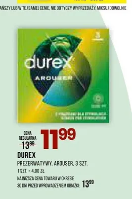 Prezerwatywy Durex Arouser promocja w Drogerie Natura