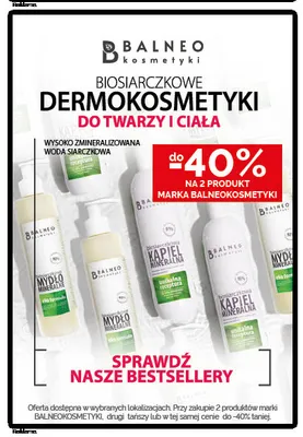 Dermokosmetyki biosiarczkowe do twarzy i ciała Balneokosmetyki promocja w Ziko Dermo