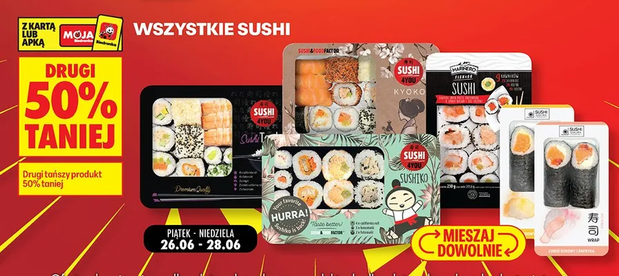 Sushi Premium Quality Sushi 4You promocja w Biedronka