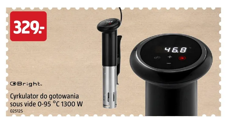 Cyrkulator do gotowania sous vide 0-95°C Bright promocja w Jula