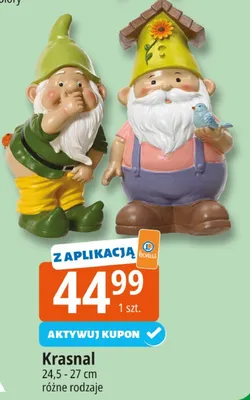 Krasnal 24.5 - 27 cm różne rodzaje promocja w Leclerc