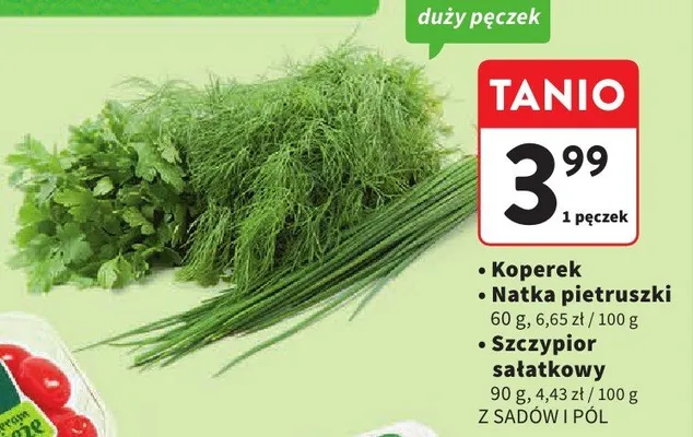 Koperek Z SADÓW I PÓL promocja w Intermarche