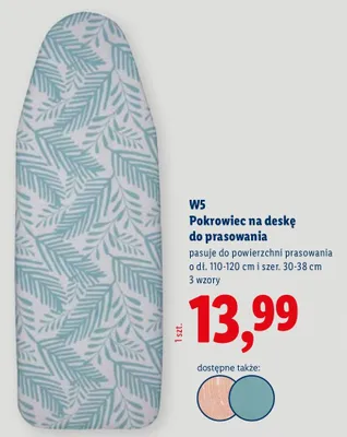 Pokrowiec na deskę do prasowania promocja w Lidl