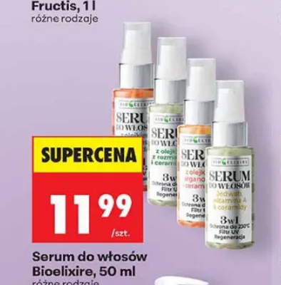 Serum do włosów Bioelixire Biotyna promocja w Biedronka