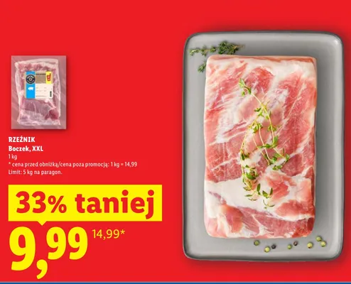 Boczek, XXL promocja w Lidl