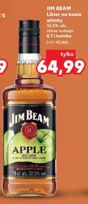 Likier na bazie whisky Jim Beam Apple promocja w Kaufland