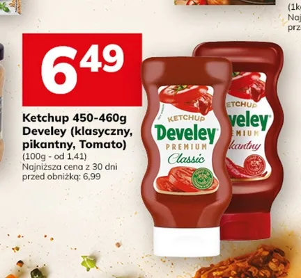 Ketchup klasyczny Develey promocja w Hitpol