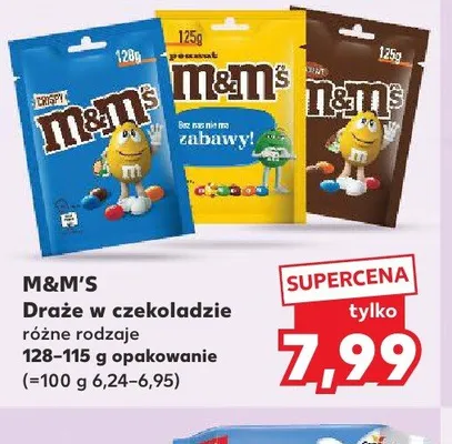 Draże w czekoladzie M&M's promocja w Kaufland