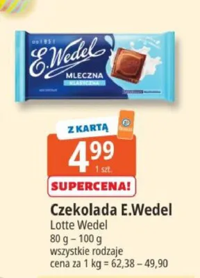 Czekolada E.Wedel promocja w Leclerc