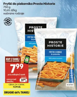 Frytki do piekarnika promocja w Delikatesy Centrum