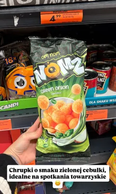 Chrupki Nomz Green Onion promocja w Biedronka