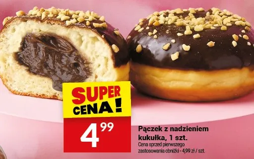 Pączek z nadzieniem kukułka, 1 szt. promocja w Twój Market