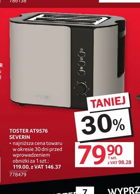 Toster AT9576 Severin promocja w Selgros