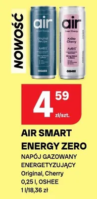 Napój gazowany energetyzujący Original, Cherry promocja w Chorten