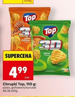 Chrupki Top o smaku grillowany kurczak promocja w Biedronka