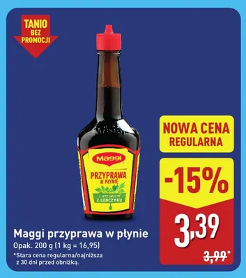 Maggi przyprawa w płynie promocja w Aldi