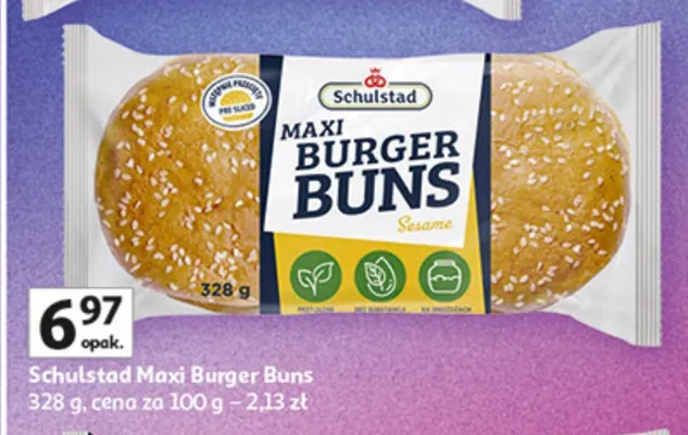 Bułki Maxi Burger Buns promocja w Auchan