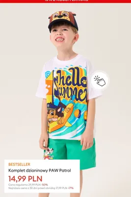 Komplet dzianinowy PAW Patrol promocja w Sinsay