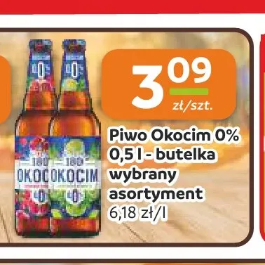 Piwo bezalkoholowe Okocim promocja w Społem Częstochowa
