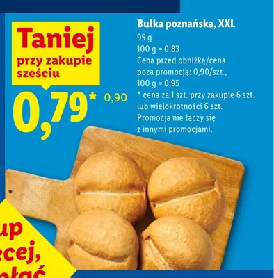 Bułka poznańska XXL promocja w Lidl