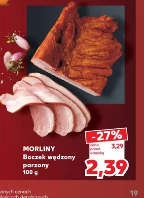 Boczek wędzony parzony Morliny promocja w Kaufland