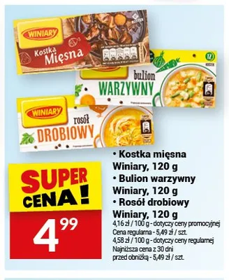 Kostka mięsna Winiary 120g promocja w Twój Market