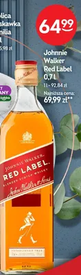 Whisky Red Label promocja w Żabka