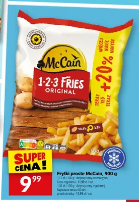 Frytki proste McCain promocja w Twój Market