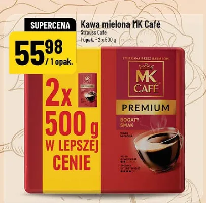 Kawa mielona Straussa Cafe promocja w POLOmarket