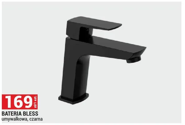 Bateria Bless umywalkowa, czarna promocja w Merkury Market