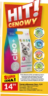 Żwirek silikonowy Cleo promocja w Twój Market