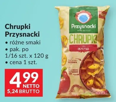 Chrupki Przysnacki różne smaki promocja w Makro