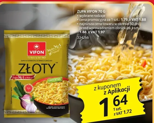 Zupa Vifon Złoty 70 g promocja w Selgros