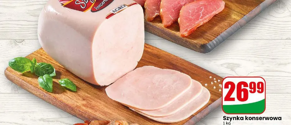 Szynka konserwowa Agro Rydzyna promocja w Dino