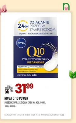 Q10 Power przeciwzmarszczkowy krem na noc promocja w Drogerie Natura
