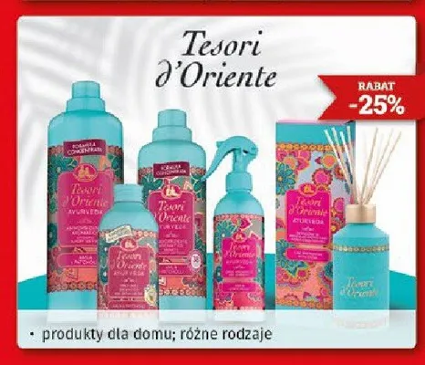 Produkty dla domu Tesori d'Oriente promocja w Drogeria Kosmyk