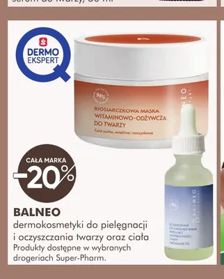 Serum do twarzy Balneo promocja w Super-Pharm