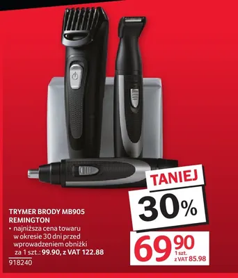Trymer brody MB905 Remington promocja w Selgros