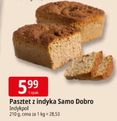 Pasztet z indyka Samo Dobro promocja w Leclerc