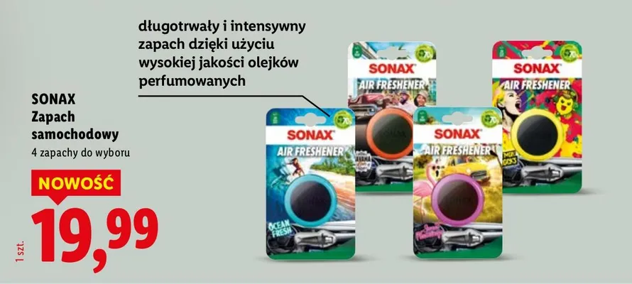 Zapach samochodowy promocja w Lidl